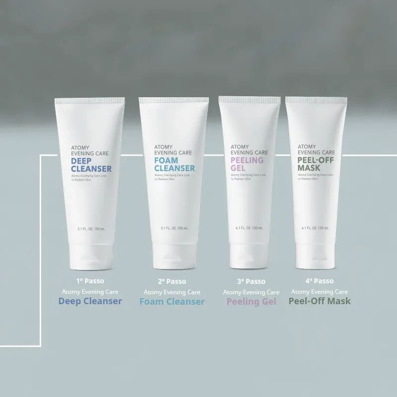 Atomy Evening Care 4 Steps | Kit Skincare Coreano 4 Passos | Rotina Noturna Facial (cópia)